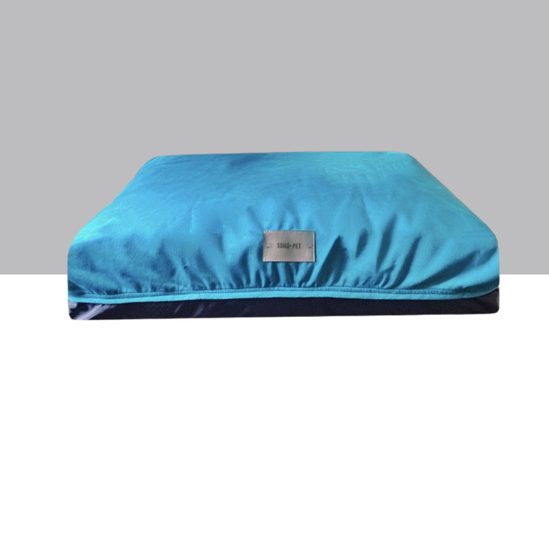 Funda para cama Cozy Nap felpa turquesa