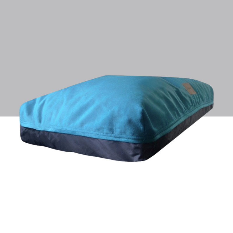 Funda para cama Cozy Nap felpa turquesa