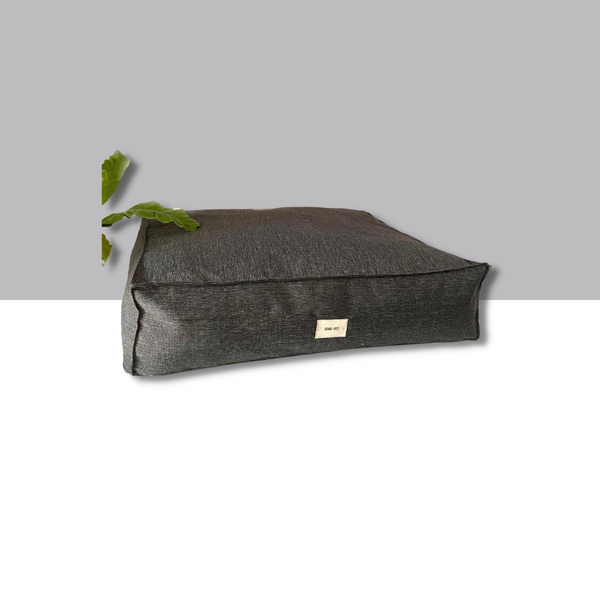 Funda para cama  Cozy Pouff  Tapiz gris oscuro