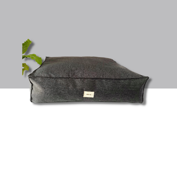 Funda para cama  Cozy Pouff  Tapiz gris oscuro