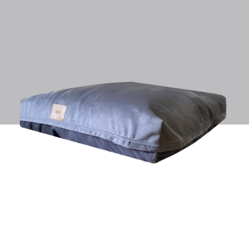 Cama Cozy Nap felpa gris