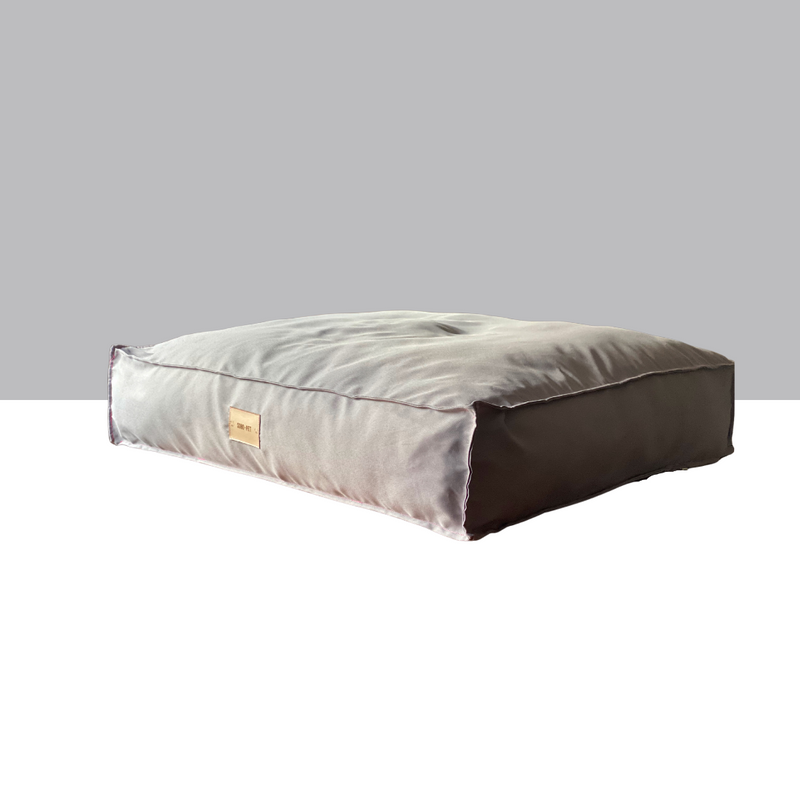 Cama Cozy Pouff  gris perla  impermeable