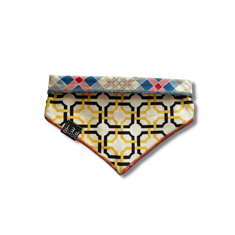 Bandana algodón reversible