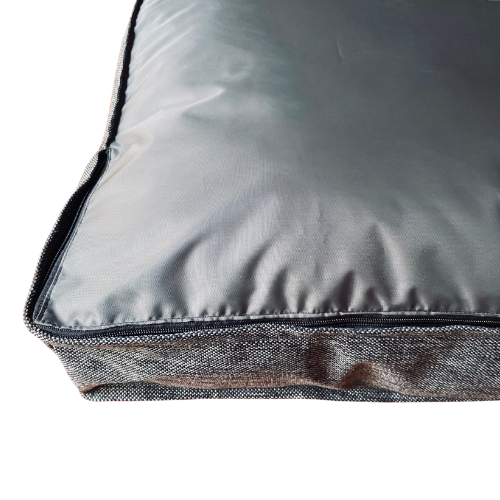 Cama Cozy Pouff  tapicería gris Oscuro