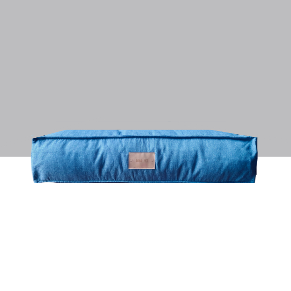 Funda  para cama Cozy Pouff azul petróleo