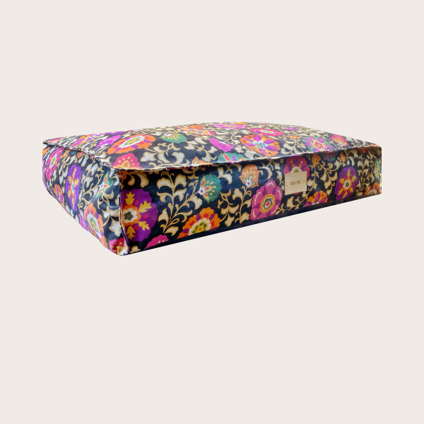 Cama Cozy Pouff  lona floreada